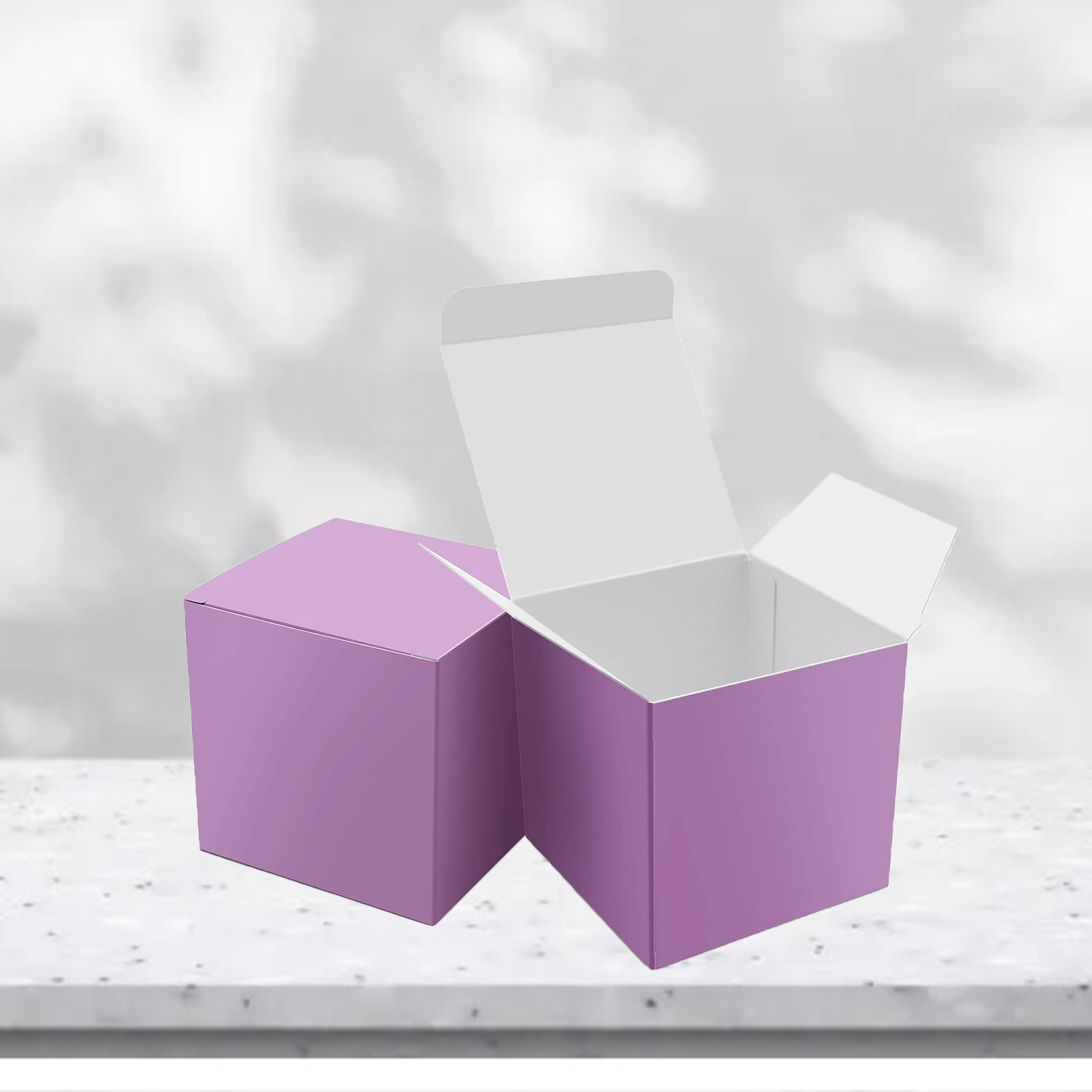 Purple Box Purple Gable Gift Boxes | OLETX
